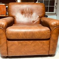 Poltrona similpelle 80x80