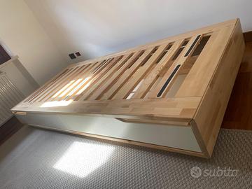 Letto Ikea Mandal 90x200 incluso materasso