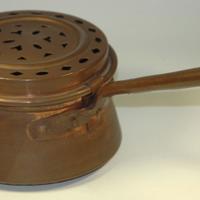 Scaldaletto in rame antico