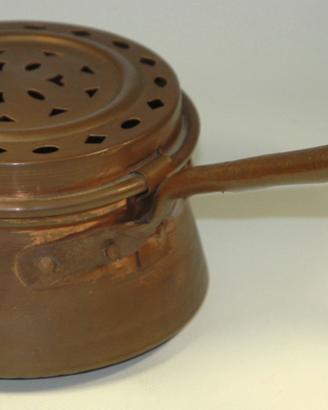 Scaldaletto in rame antico