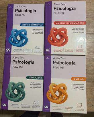 libri alpha test Psicologia