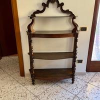 Antico Mobile Etagerè in Legno Pregiato