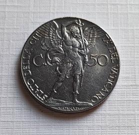 4 Monete 50 Centesimi Vaticano 1941