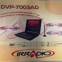 Irradio DVP-7003AD e sintonizzatore TV