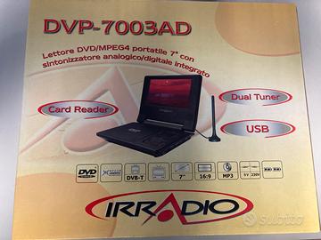 Irradio DVP-7003AD e sintonizzatore TV