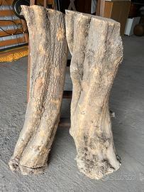 TRONCHI DI LEGNO BOSSO