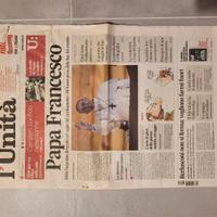 Prima pagina storica elezione Papa Francesco