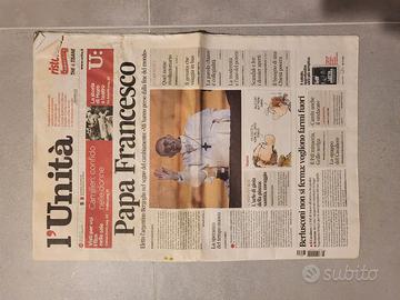 Prima pagina storica elezione Papa Francesco