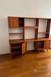 Libreria in legno anni 60
