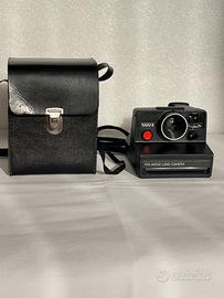 POLAROID LAND CAMERA 1000S-CUSTODIA PELLE-VINTAGE