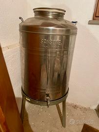 Fusto Olio Sansone 100 Litri acciaio inox