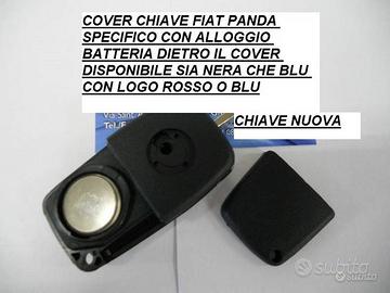 GUSCIO CHIAVE Fiat 500 500L Panda Punto Bravo Stilo VIOLA + LOGO