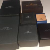 Scatole Orologi e astucci bracciali varie Marche