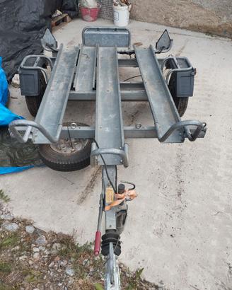 Rimorchio Porta motoCresci 3 posti 