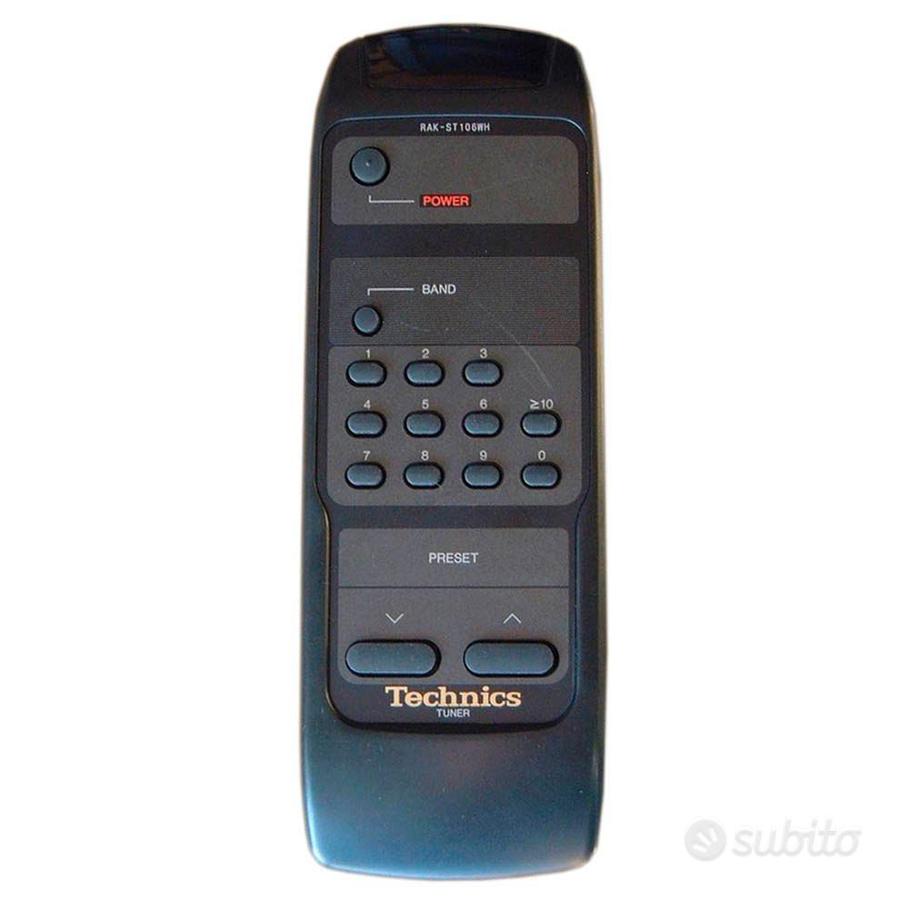 Telecomando Technics RAK ST 106 WH LEGGI BENE - Audio/Video In