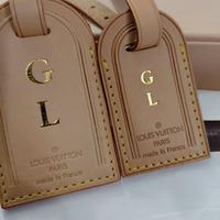 Louis Vuitton charm targhette iniziali G - L