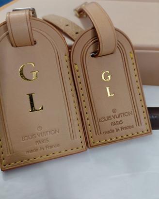 Louis Vuitton charm targhette iniziali G - L