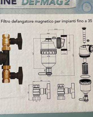 Defangatore magnetico da 1" Maychem Defmag 2