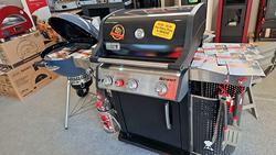 BARBECUE WEBER SPIRIT INOX GHISA GAS CARBONE FIERA