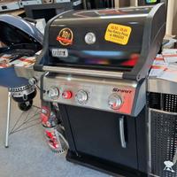 BARBECUE WEBER SPIRIT INOX GHISA GAS CARBONE FIERA