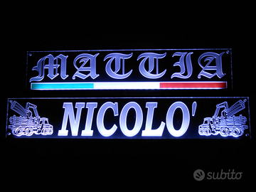 Targhe tabelle a led per camion
