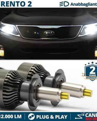 Kit LED H7 Kia Sorento 2 Fari LENTICOLARI 12.000L
