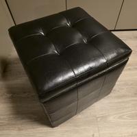 Pouf contenitore colore nero