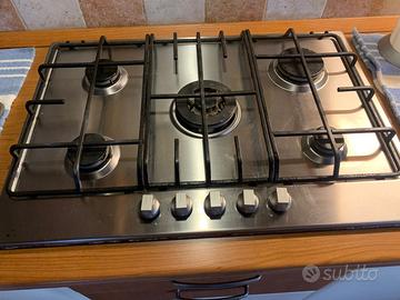 Piano cottura a gas 5 fuochi Elettrolux