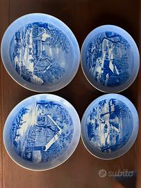 Set piatti The Old Homestead In Winter