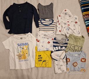 Magliette neonato manica lunga e corta
Taglia 92cm