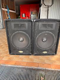 coppia casse gemini con amplificatore