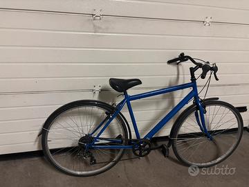 City Bike Blu 6 Marce Bassa Comoda Uomo Donna