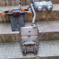 scarico moto Yamaha FZ6 s2 più specchi e frecce 
