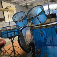 Ludwig Vistalite 1976 blue