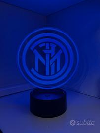 Lampada 3D Inter - LED Multicolore