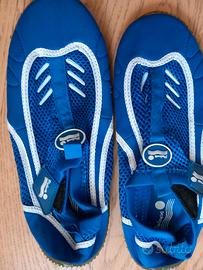 Pinne Mares n. 38/39  e scarpe da scoglio n. 40
