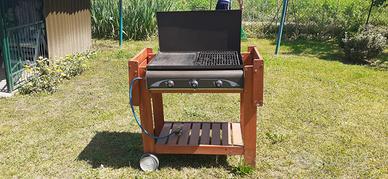 BARBECUE A GAS