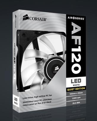 Ventole Corsair Air Series LED e cavo FAN SPLITTER