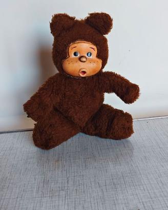 Peluche Monchhichi Vintage Orsetto Mon Cicci 70 80