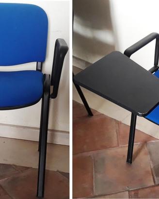 Sedie ufficio / conferenza con tavolozza