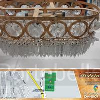 Codice: 4856 LAMPADARIO N.6 LUCI STRUTTURA IN OTT