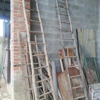 scale a pioli in legno antiche 