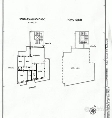 Appartamento secondo piano con terrazza e box