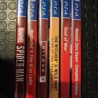 ps4 play station 4 lotto 6 giochi completi ottimi