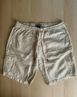 Vilebrequin 100% Linen Cargo Shorts Sand Size XXL