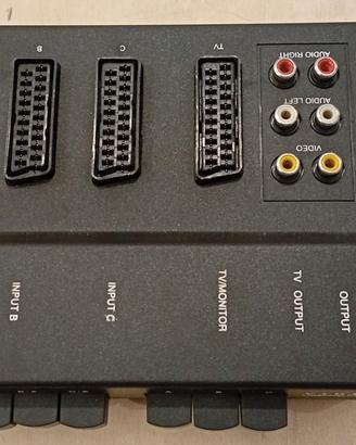 COMMUTATORE SWITCH MULTISCART AUDIO TV VIDEO