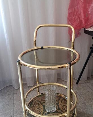 Carrello bar porta vivande vintage anni '70/'80 -
