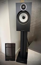 Diffusori Bowers & Wilkins 606 S3 con stativi