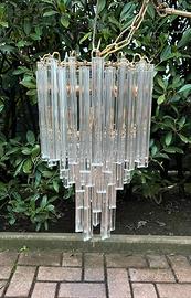 Lampadario di Murano triedri "venini" CHANDELIER 6