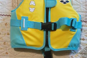 giubbino salvagente per bambini fino a 18kg